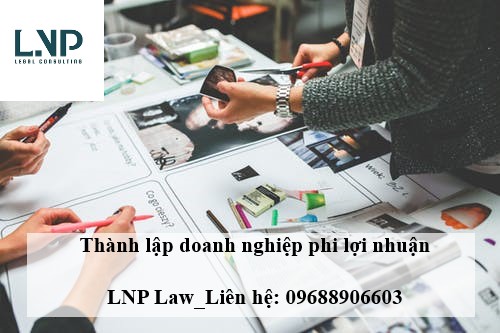 thanh lap doanh nghiep phi loi nhuan