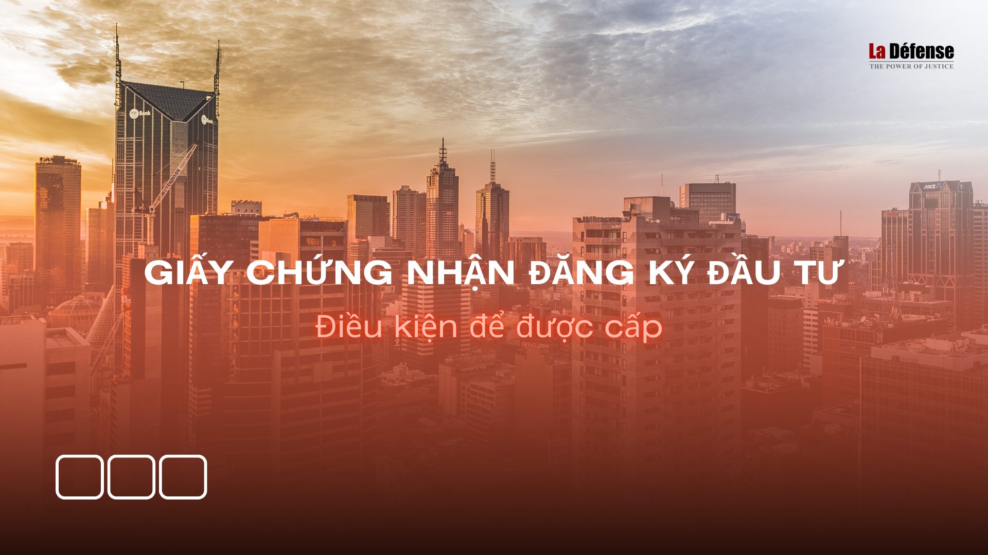 Điều kiện để được cấp Giấy chứng nhận đăng ký đầu tư