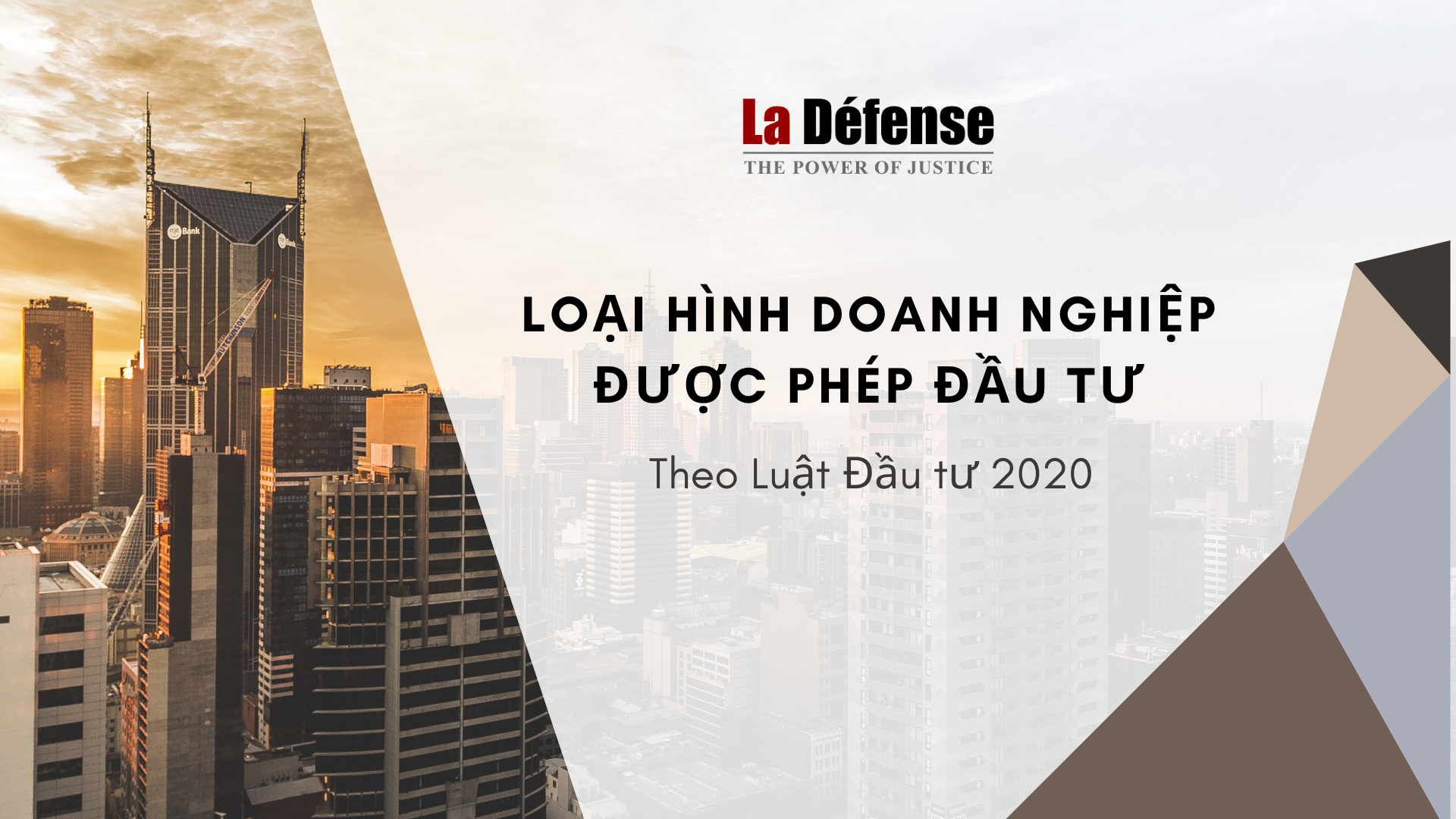 Loại hình doanh nghiệp được phép đầu tư theo Luật Đầu tư 2020