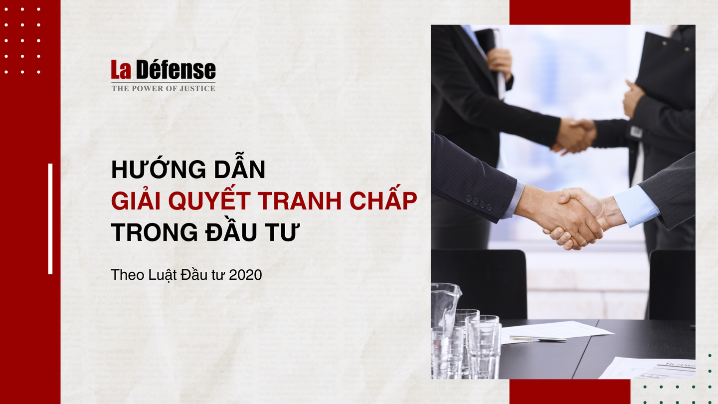 Hướng dẫn giải quyết tranh chấp trong đầu tư