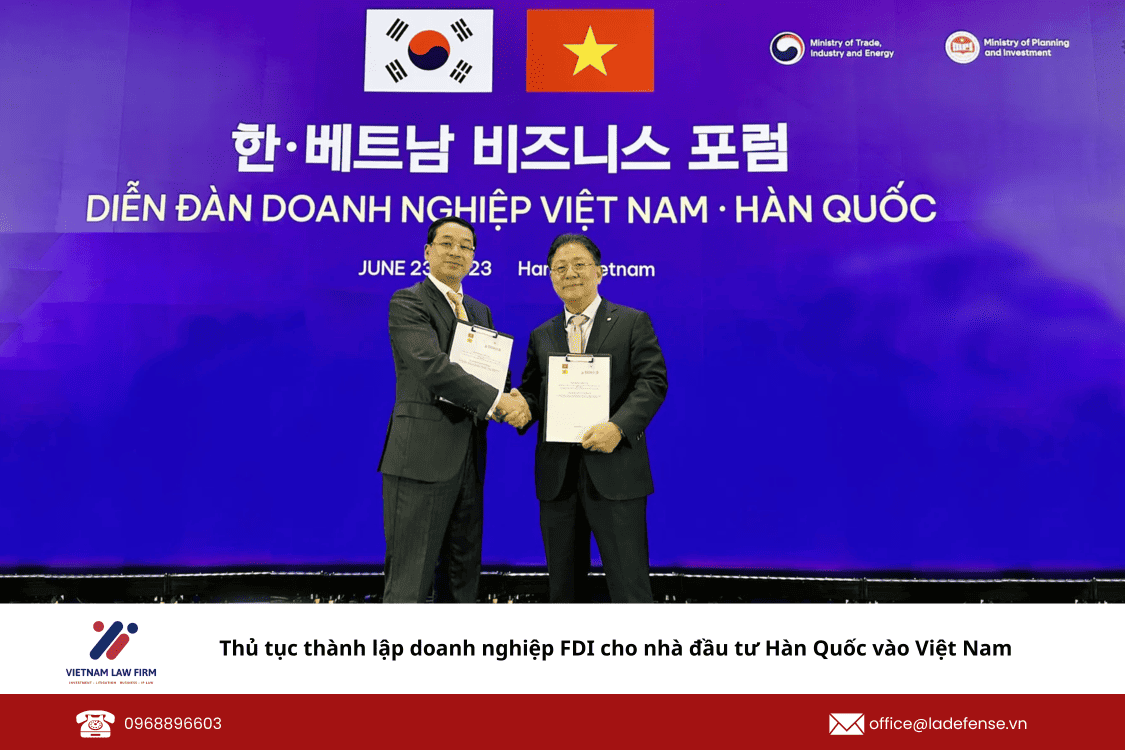 Thành lập doanh nghiệp FDI