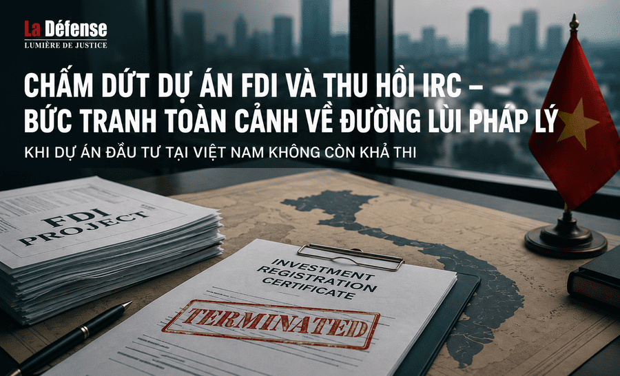 cham dut du an