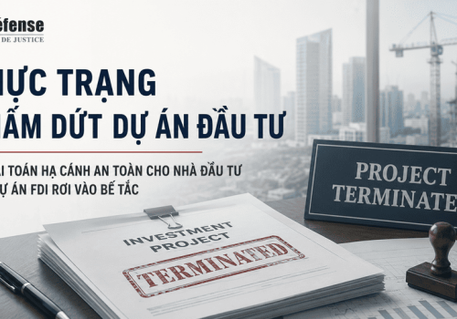 cham dut du an dau tu